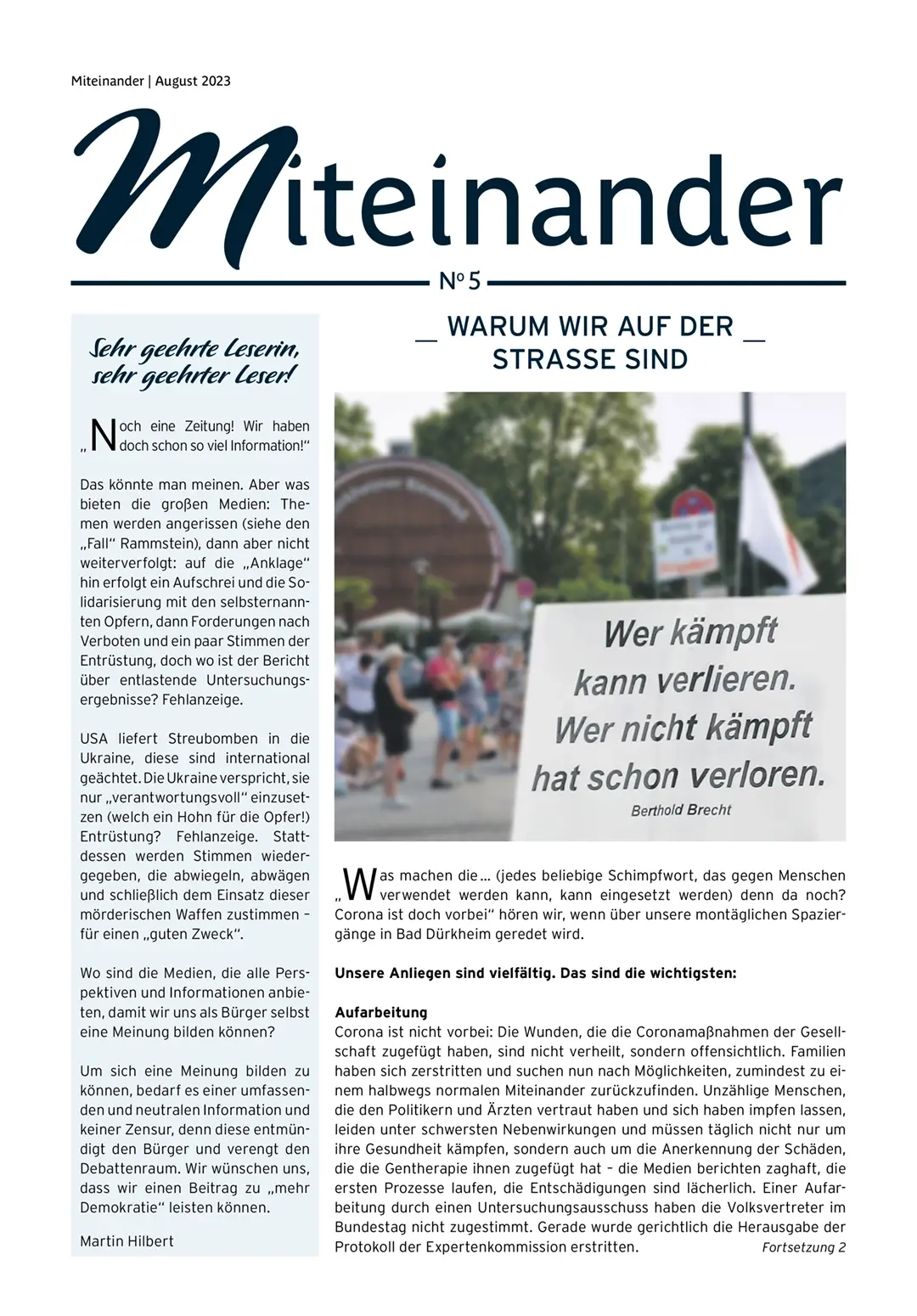 Titel Seite Ausgabe 5 Hover Version